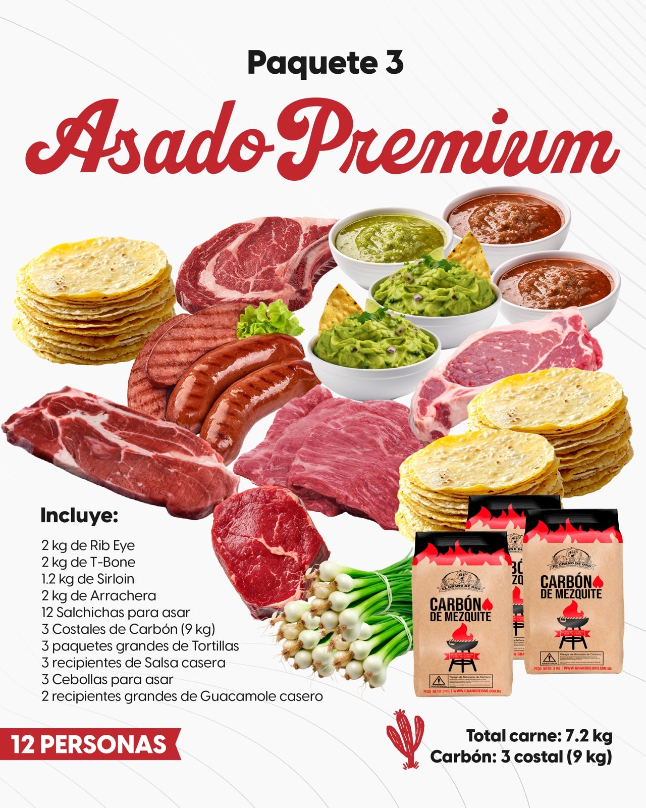 CARNE ASADA 12 PERSONAS